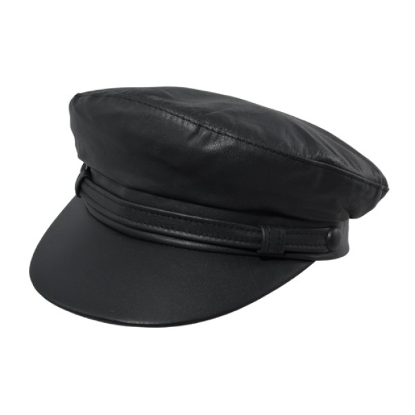 leather fiddler hat