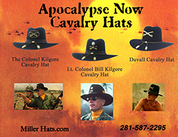 apocalypse now cavalry hats