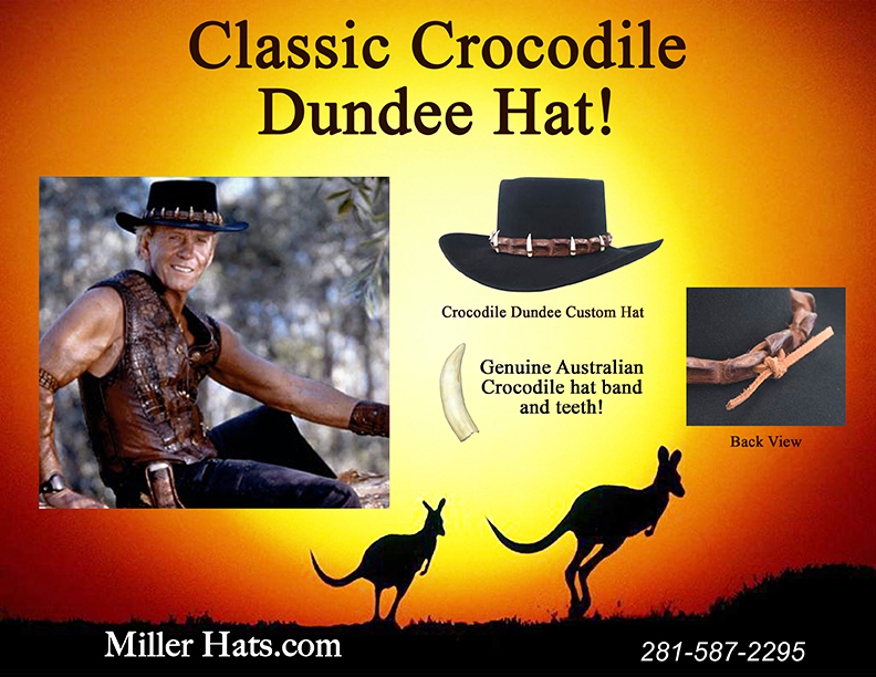 crocodile dundee hats