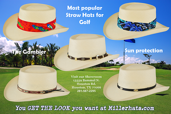 gambler straw hats