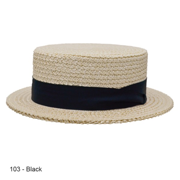 091 The Boater Straw Hat