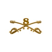 Style: 1046 8th Cavalry Sabers Hat Pin
