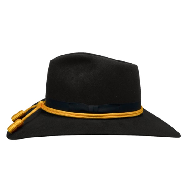 black cavalry hat