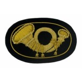 Style: 597 Infantry Officers Embroidered Hat Badge