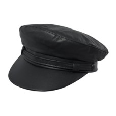 Style: 726 Leather Fiddler Cap