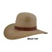 Style: PS-054 Open Crown Distressed Cowboy Hat 