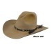 Style: PS-065 Gus Cowboy Wool Hat 