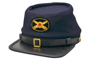 Style: 038 Kepi Cap with Artillery Crossed Cannons