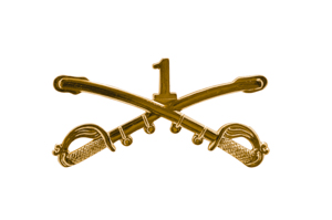 Style: 1039 1st Cavalry Sabers Hat Pin
