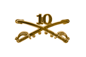 Style: 1048 10th Cavalry Sabers Hat Pin